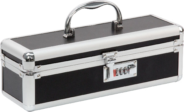BMS Factory Lockable Medium Vibrator Case black secure storage - ClubX Australia